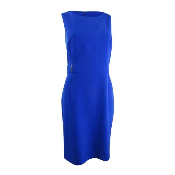 Kasper Women's Sheath Dress - Sapphire - Picture 1 of 3